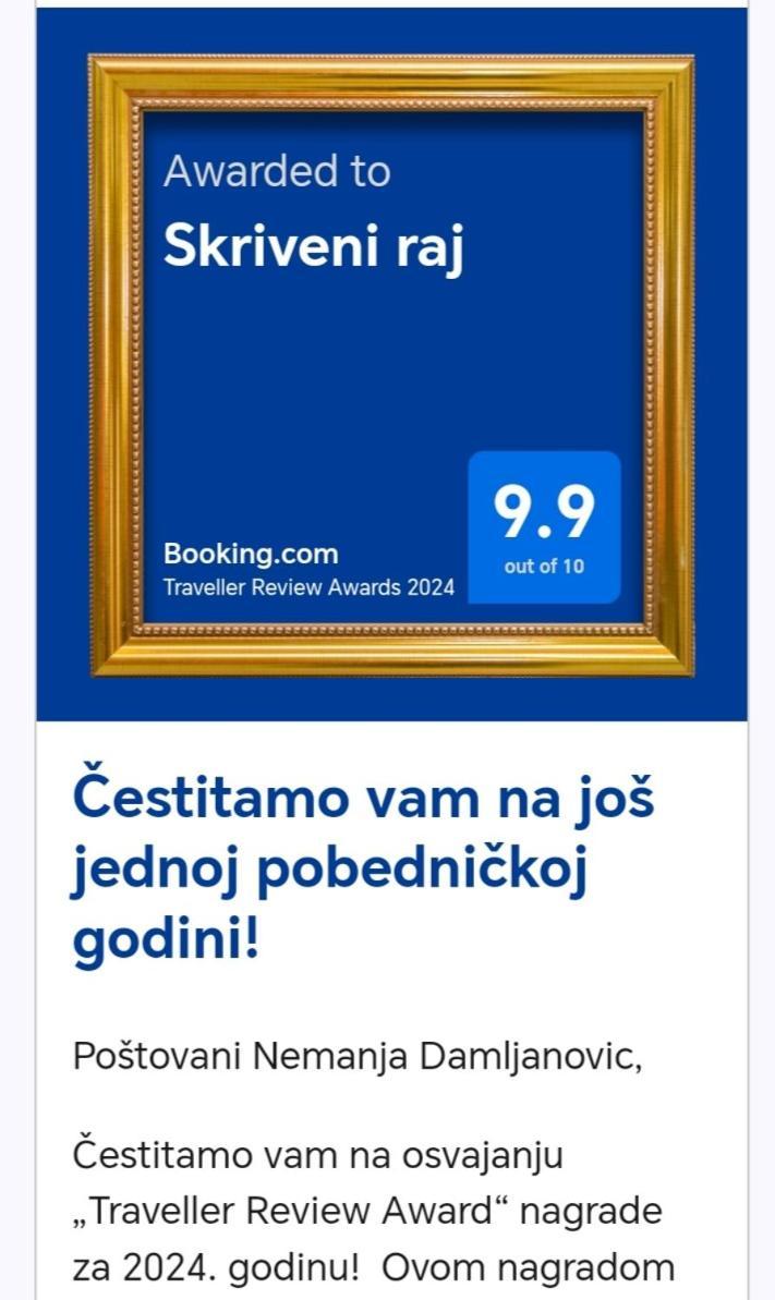 Skriveni Raj Guest House Gornji Milanovac Luaran gambar